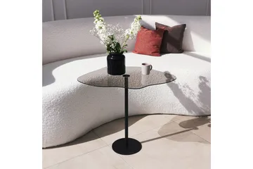 Deluxus Soffbord 60x45x60 cm Oval - Svart - Möbler - Bord & matgrupp - Soffbord