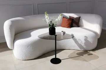 Deluxus Soffbord 60x45x60 cm Oval - Svart - Möbler - Bord & matgrupp - Soffbord