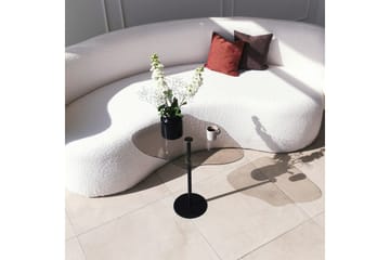 Deluxus Soffbord 60x45x60 cm Oval - Svart - Möbler - Bord & matgrupp - Soffbord