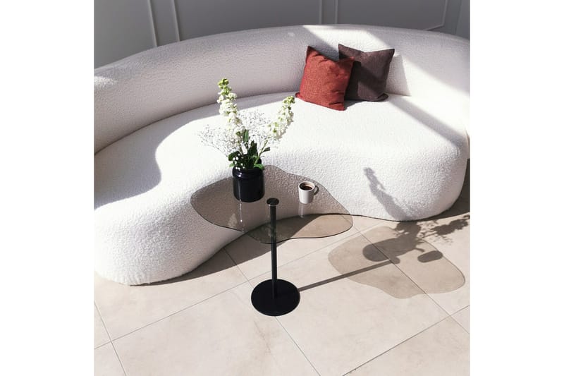 Deluxus Soffbord 60x45x60 cm Oval - Svart - Möbler - Bord & matgrupp - Soffbord