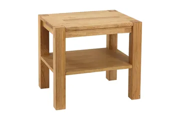 Demottte Sängbord 50 cm med Förvaring Hylla - Ekfanér - Möbler - Bord & matgrupp - Soffbord