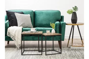 Denny Satsbord Set Om 2 St - Trä/Natur - Möbler - Bord & matgrupp - Soffbord