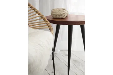 Detah 45 cm Runt Soffbord i Teak - Brun - Möbler - Bord & matgrupp - Soffbord