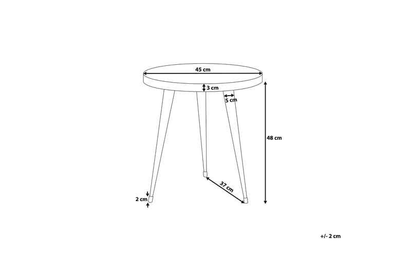Detah Soffbord 45 cm - Trä/Natur - Möbler - Bord & matgrupp - Soffbord