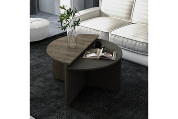 Soffbord Dolcer Valnöt / Antracit - Valnöt / Antracit - Möbler - Bord & matgrupp - Soffbord