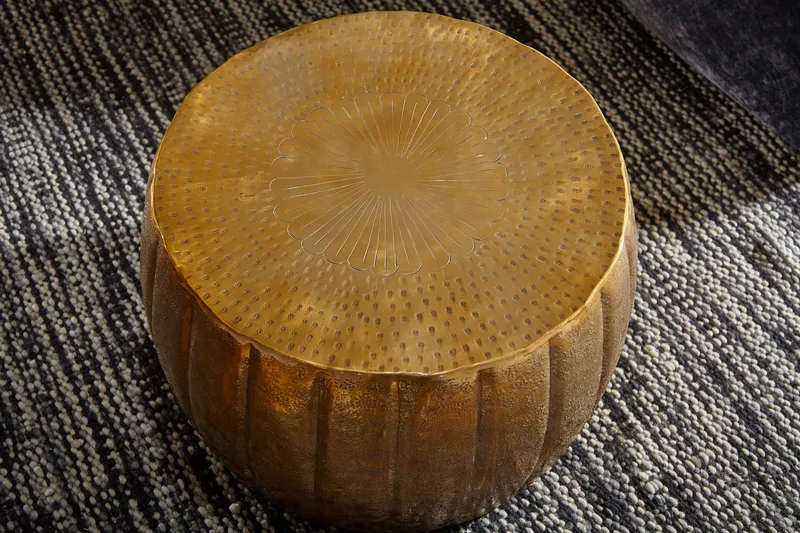 Dominoe Soffbord 60 cm Runt - Guld - Möbler - Bord & matgrupp - Soffbord