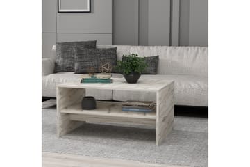 Soffbord Dormea 90 cm - Vit - Möbler - Bord & matgrupp - Soffbord