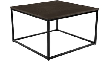 Soffbord Dover 80x80 cm - Mörkbrun ekfaner - Möbler - Bord & matgrupp - Soffbord