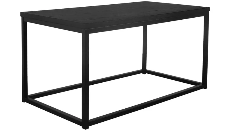 Soffbord Dover 87x47 cm, Svart askfaner