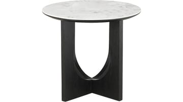 Soffbord Drivor 50 cm - Svartlackad askfaner - Möbler - Bord & matgrupp - Marmorbord