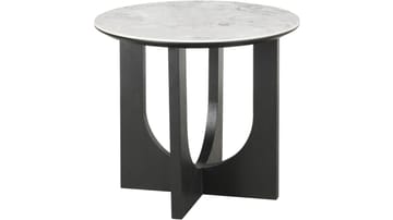 Soffbord Drivor 50 cm - Svartlackad askfaner - Möbler - Bord & matgrupp - Marmorbord