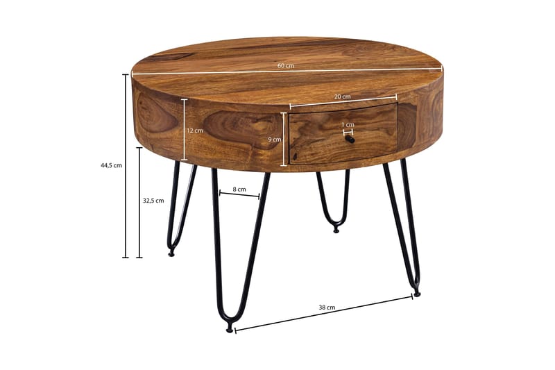 Dulian Soffbord 60 cm - Trä/natur - Möbler - Bord & matgrupp - Soffbord