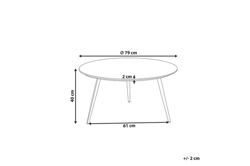 Soffbord Effie Grå - Grå - Möbler - Bord & matgrupp - Soffbord