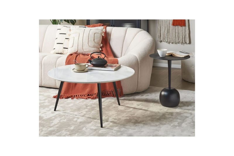 Soffbord Effie Vit/Svart - Vit/Svart - Möbler - Bord & matgrupp - Soffbord