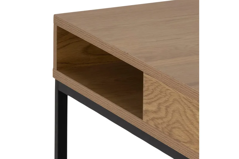 Elmorral Soffbord 80x80 cm - Natural - Möbler - Bord & matgrupp - Soffbord - Soffbord med förvaring