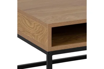 Elmorral Soffbord 80x80 cm - Natural - Möbler - Bord & matgrupp - Soffbord - Soffbord med förvaring