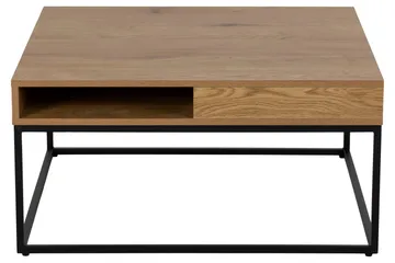 Elmorral Soffbord 80x80 cm - Natural - Möbler - Bord & matgrupp - Soffbord - Soffbord med förvaring