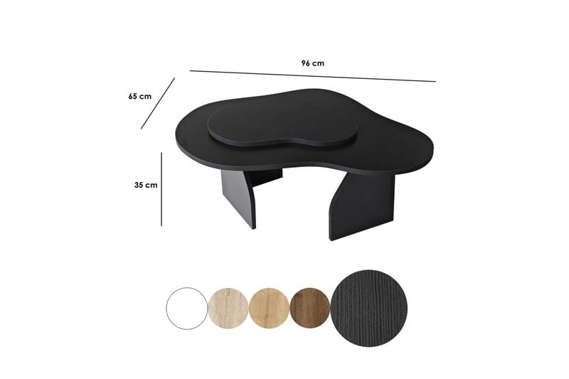Soffbord Eloulgate Svart - Svart - Möbler - Bord & matgrupp - Soffbord
