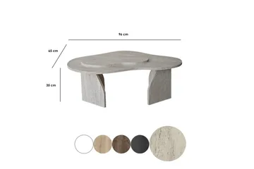 Soffbord Eloulgate Travertin - Travertin - Möbler - Bord & matgrupp - Soffbord