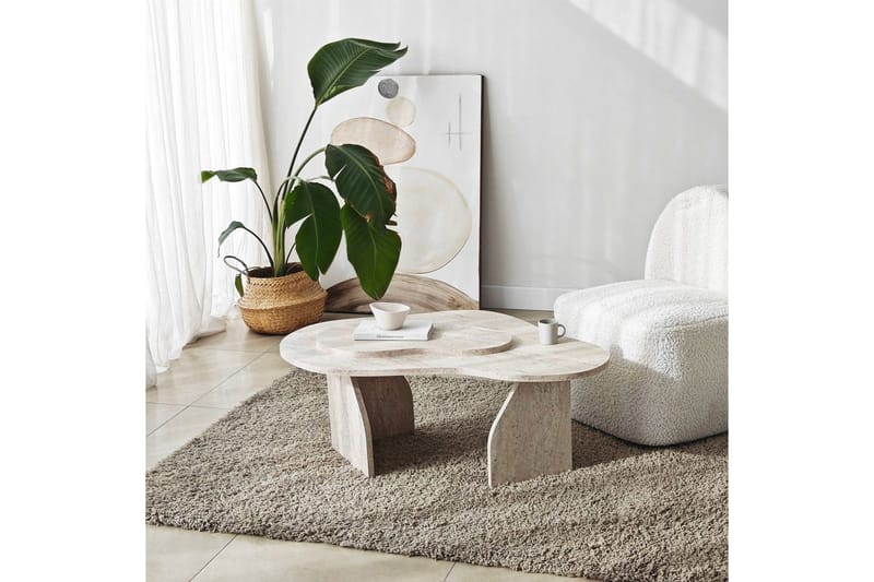Soffbord Eloulgate Travertin - Travertin - Möbler - Bord & matgrupp - Soffbord