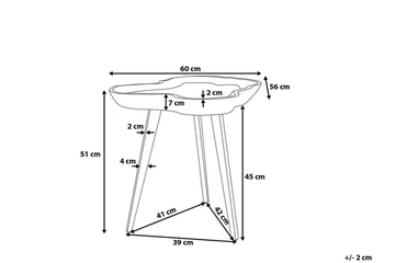 Elsa Soffbord 60 cm - Trä/Natur - Möbler - Bord & matgrupp - Soffbord
