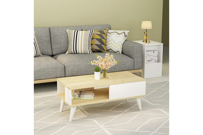 Ergene Soffbord 90x40x90 cm - Blå - Möbler - Bord & matgrupp - Soffbord