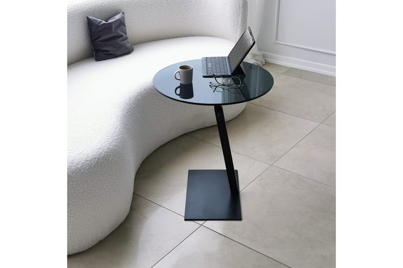 Essexa Soffbord 40x40x40 cm Runt - Svart - Möbler - Bord & matgrupp - Soffbord