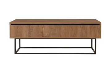 Estremoz Soffbord 120 cm med Förvaring Rum - Mörkbrun/Svart - Möbler - Bord & matgrupp - Soffbord - Soffbord med förvaring