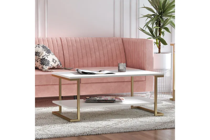 Evangelos Soffbord - Vit - Möbler - Bord & matgrupp - Soffbord