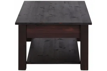 Evonne Soffbord 100 cm med Förvaring 2 Lådor + Hylla - Svart - Möbler - Bord & matgrupp - Soffbord - Soffbord med förvaring