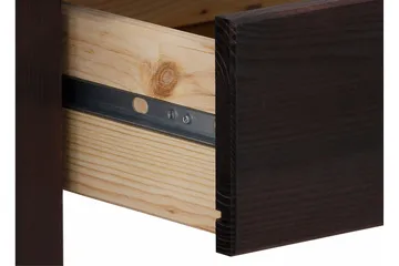 Evonne Soffbord 100 cm med Förvaring 2 Lådor + Hylla - Svart - Möbler - Bord & matgrupp - Soffbord