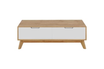 Soffbord Ezra Wotan-ek/Vit - Wotan-ek/Vit - Möbler - Bord & matgrupp - Soffbord