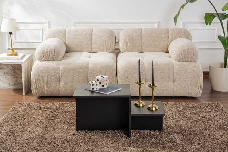 Soffbord Fabrony Soffbord 80x40 cm Svart - Möbler - Bord & matgrupp - Soffbord