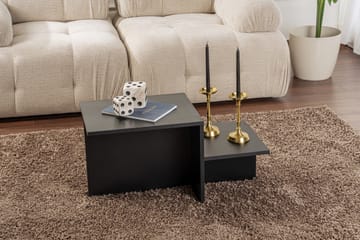 Soffbord Fabrony Soffbord 80x40 cm Svart - Möbler - Bord & matgrupp - Soffbord