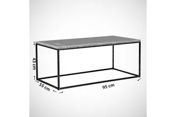 Falan Soffbord 95 cm - Extra Vit - Möbler - Bord & matgrupp - Soffbord