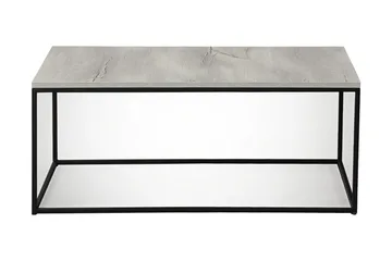 Falan Soffbord 95 cm - Grå/Marmor - Möbler - Bord & matgrupp - Soffbord