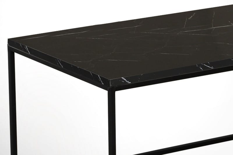 Falan Soffbord 95 cm Marmormönster - Svart - Möbler - Bord & matgrupp - Soffbord