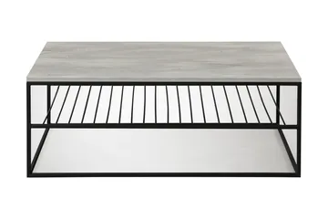 Falan Soffbord 95 cm med Hyllor Ribbor