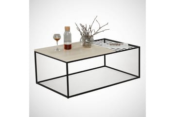 Falan Soffbord 95 cm Ribbor - Beige - Möbler - Bord & matgrupp - Soffbord