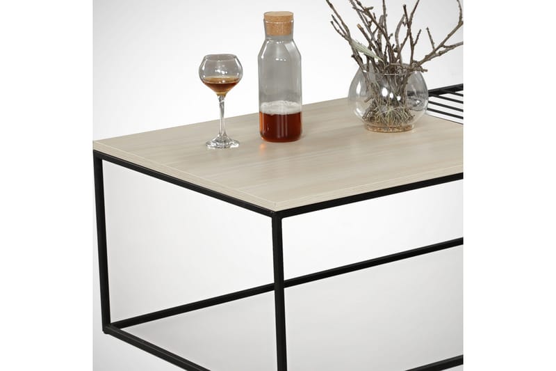 Falan Soffbord 95 cm Ribbor - Beige - Möbler - Bord & matgrupp - Soffbord