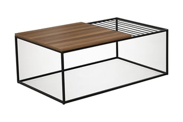 Falan Soffbord 95 cm Ribbor - Brun - Möbler - Bord & matgrupp - Soffbord