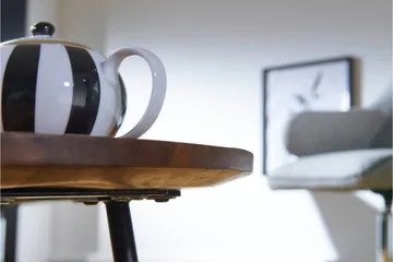 Fanks Soffbord 122 cm Njurformat - Massivt Trä/Svart - Möbler - Bord & matgrupp - Soffbord