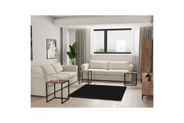 Fayen Satsbord 34 cm - Svart/Natur - Möbler - Bord & matgrupp - Soffbord - Kistbord