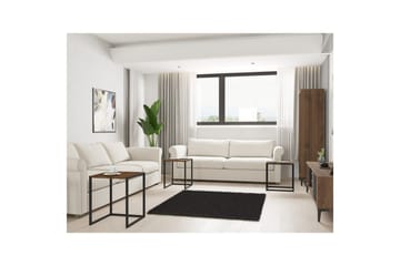 Fayen Satsbord 34 cm - Svart/Valnöt - Möbler - Bord & matgrupp - Soffbord - Kistbord