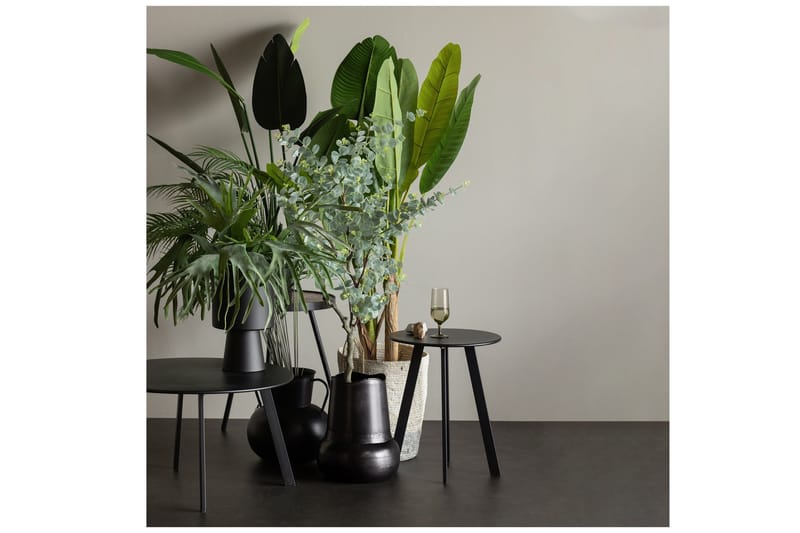 Fer Soffbord Runt 70 cm - Svart - Möbler - Bord & matgrupp - Soffbord