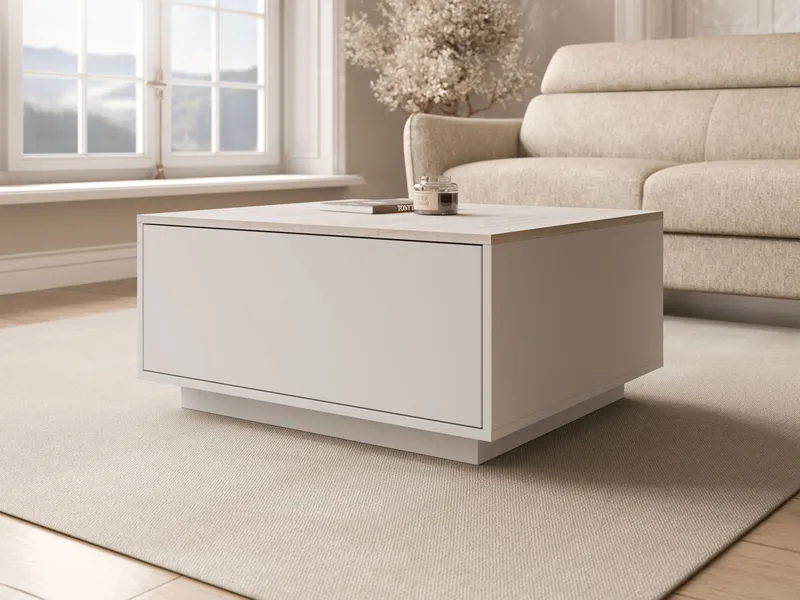 Ferik Soffbord - beige - Möbler - Bord & matgrupp - Soffbord - Soffbord med förvaring