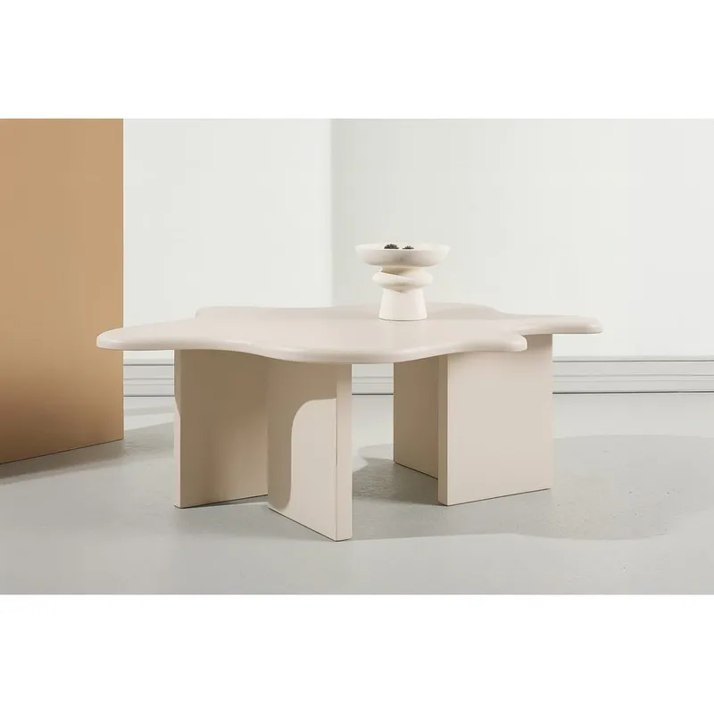 Soffbord Flower - Beige - Möbler - Bord & matgrupp - Soffbord