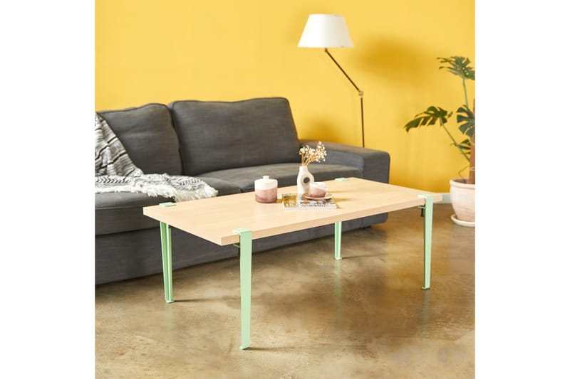 Soffbord Fonissa 120x60 cm Brun/Blå - Hanah Home - Möbler - Bord & matgrupp - Soffbord