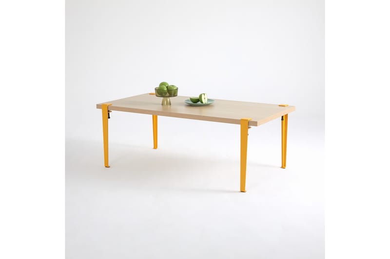 Soffbord Fonissa 120x60 cm Brun/Gul - Hanah Home - Möbler - Bord & matgrupp - Soffbord