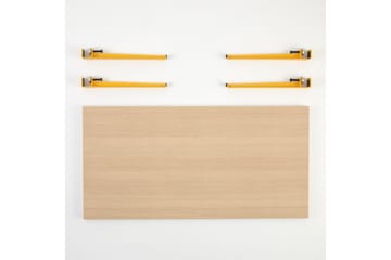 Soffbord Fonissa 120x60 cm Brun/Gul - Hanah Home - Möbler - Bord & matgrupp - Soffbord